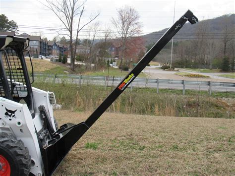 how to build a boom pole for skid steer|boom extension for skid steer.